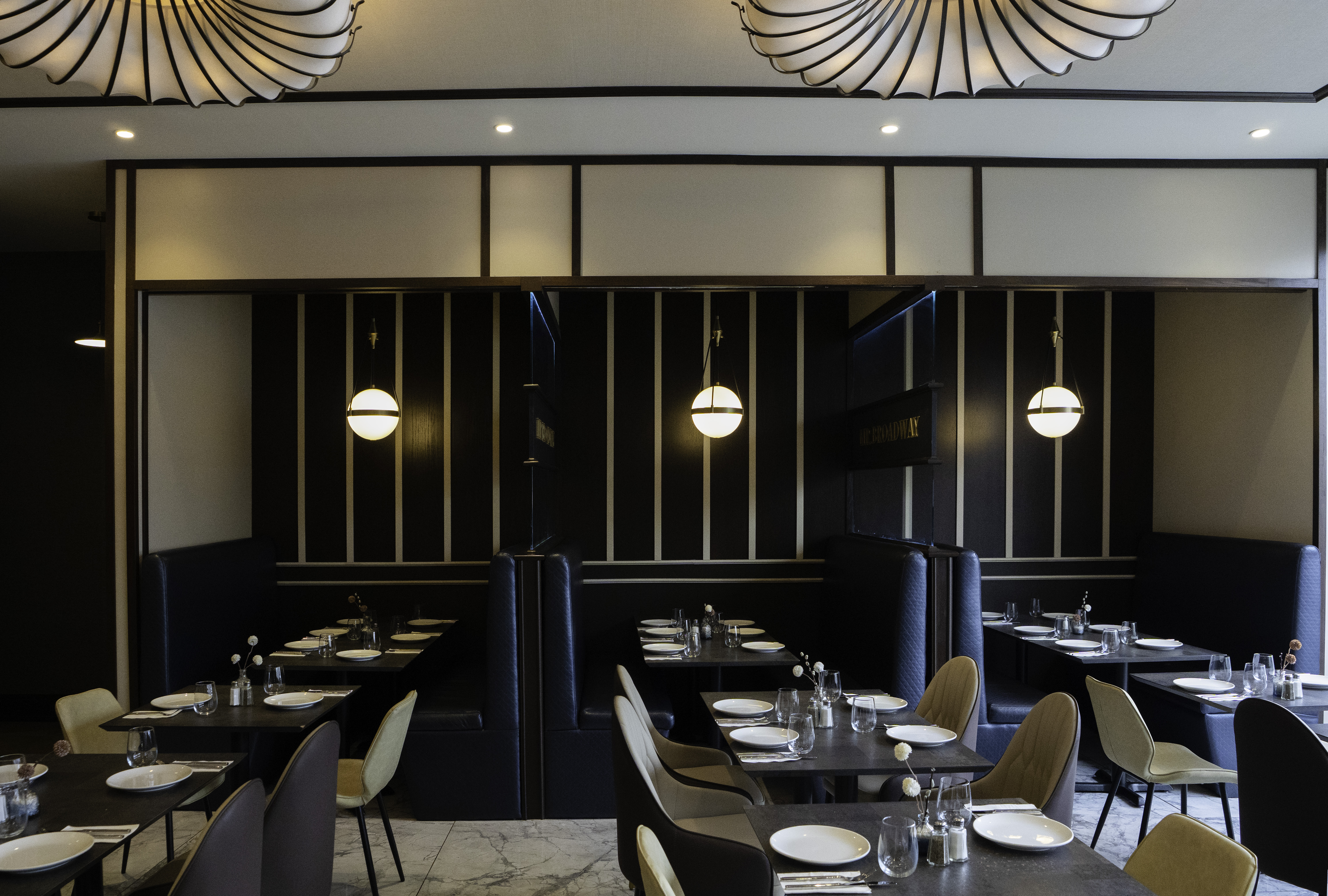 Mr. Broadway Brooklyn banquette seating